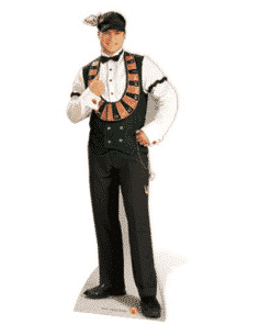 Casino Croupier Lifesize Cardboard Cutout
