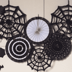 Black Party Decorations