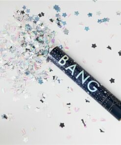 Alternative view of Iridescent Confetti Cannon - 29cm