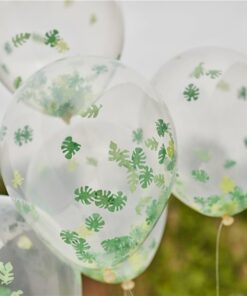 Alternative view of 5 x Let's Go Wild Confetti Latex Balloons - 12"