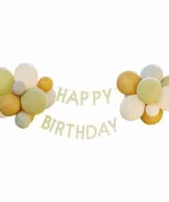 Alternative view of Let's Go Wild Happy Birthday Bunting & Balloon Kit