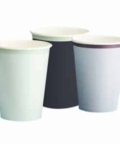 Alternative view of 8 x Mix It Up Blue Eco Paper Cups - 266ml