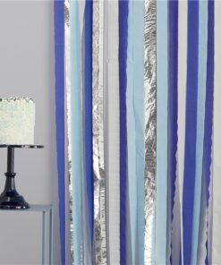 Mix It Up Blue Streamer Backdrop Kit