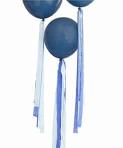 Alternative view of Mix It Up Blue Balloons with Streamer Tails