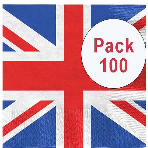 The Queen's Platinum Jubilee Union Jack Napkins