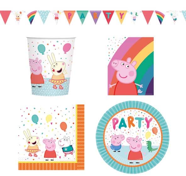 Peppa Pig Party In A Box Peppa Pig Birthday Decorations