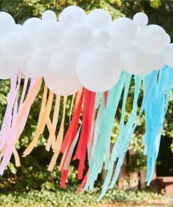 Rainbow Balloon Cloud Backdrop Kit