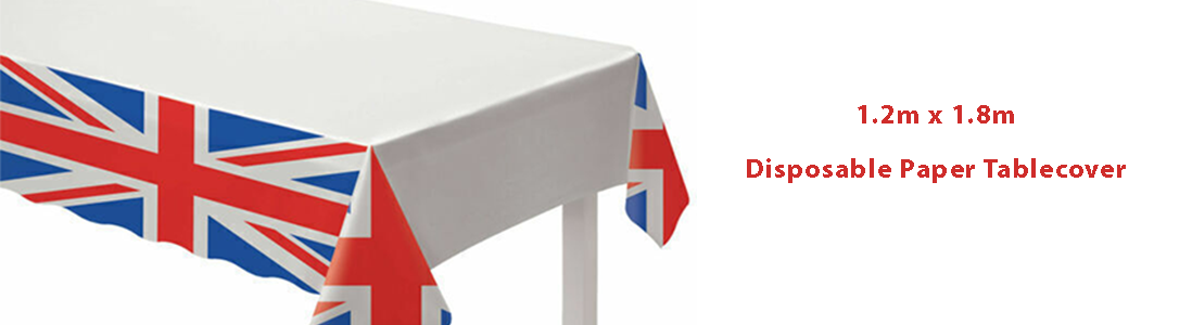 Union Jack Paper Tablecover
