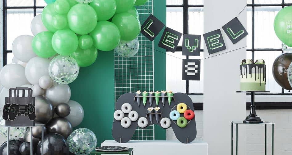 gamer themed party ideas eco friendly party for kids