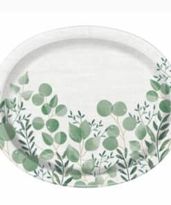 Botanical Paper Party Oval Plates