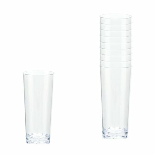 Clear Plastic Mini Cordial Glasses - 56ml