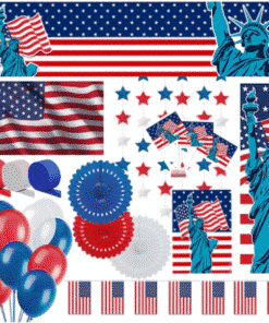 American July 4th Decoration Party Pack