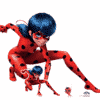 Lady Bug Miraculous& Cat Noir Cardboard Cutout
