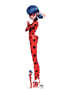 Lady Bug Miraculous & Cat Noir Cardboard Cutout