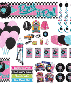 1950's Rock n Roll Decoration Party Pack