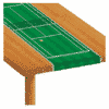 Tennis Court Printed Table Runner
