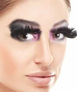 Black Feather Eyelashes
