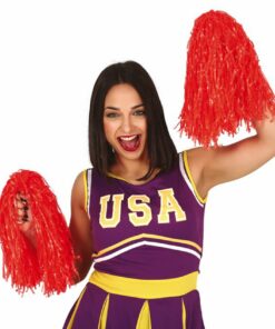Red Pom Poms