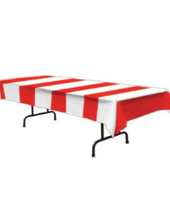 Red & White Stripe Table Roll