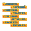 Circus Sign Card Cutouts