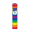 Rainbow Stripe Plastic Table Banqueting Roll