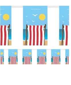 Deckchair Paper Bunting