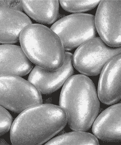 Silver Metallic Chocolate Dragees