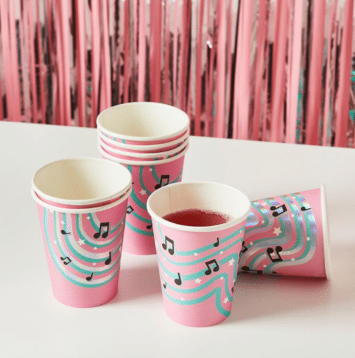 TikTok Musical Note Paper Cups