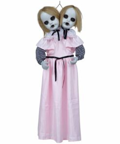 Animated Double Headed Doll Prop