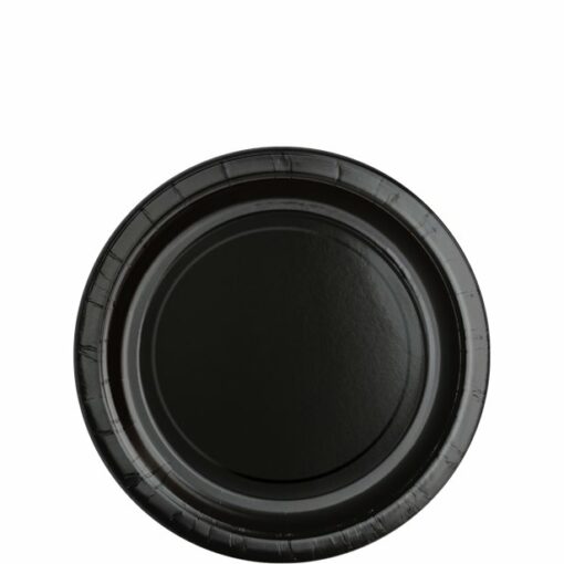 Black Paper Dessert Plates