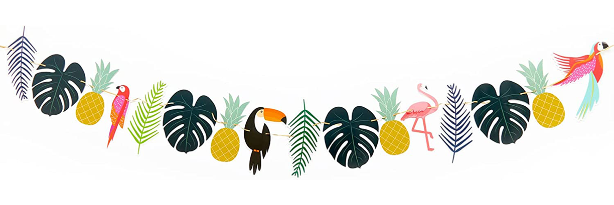 Club Tropicana Paper Garland