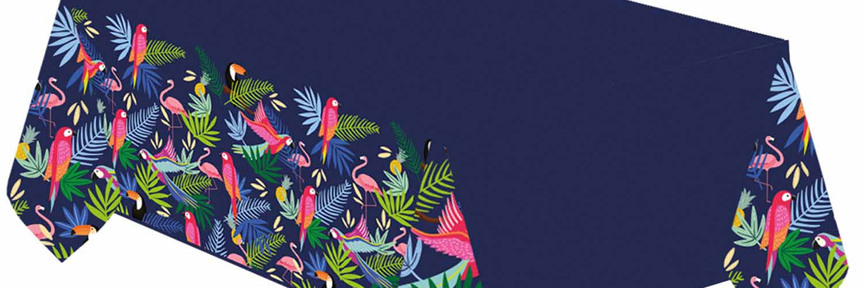 Club Tropicana Paper Tablecover