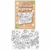 Eco Colour Your Own Christmas Jigsaw