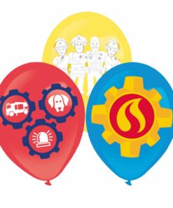 Fireman Sam Printed Latex Balloons