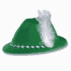 Green Velour Hat