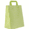 Lime Green Stripe Paper Gift Bags