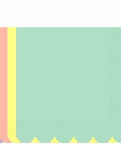 Mixed Pastel Napkins
