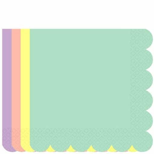 Mixed Pastel Napkins