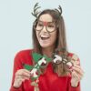 Christmas Novelty Fun Paper Glasses