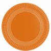 Orange Paper Plates - 23cm