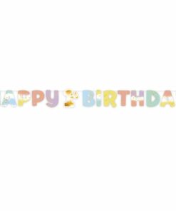 Pastel Rainbow Happy 1st Birthday Banner