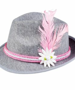 Pink Oktoberfest Fedora Hat