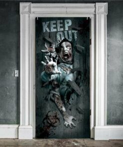 Zombie Attack Door Halloween Decoration