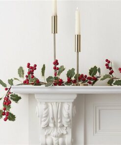 Berries and Holly Foliage Garland