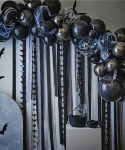 Halloween Black, White & Grey DIY Balloon Arch Kit