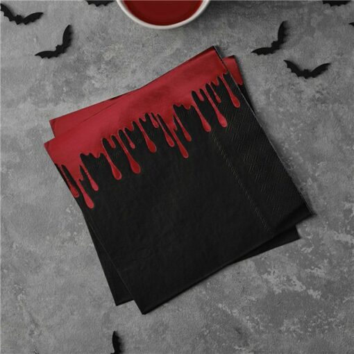 Bloody Paper Napkins , Plates & Cups Halloween Bloody Theme