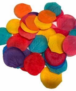 300 Coloured Fabric Petals