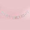 Eco Pastel Rainbow Happy Birthday Banner