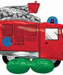 Fire Truck Foil Airloonz Giant Balloon