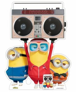 Minions 2 Boombox Group Medium Cardboard Cutout